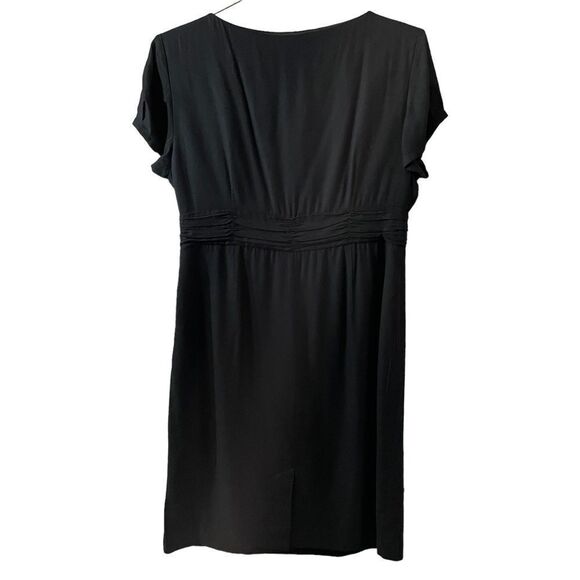 Boden Cap Sleeve Sheath Black Dress Size 14R - Picture 5 of 10